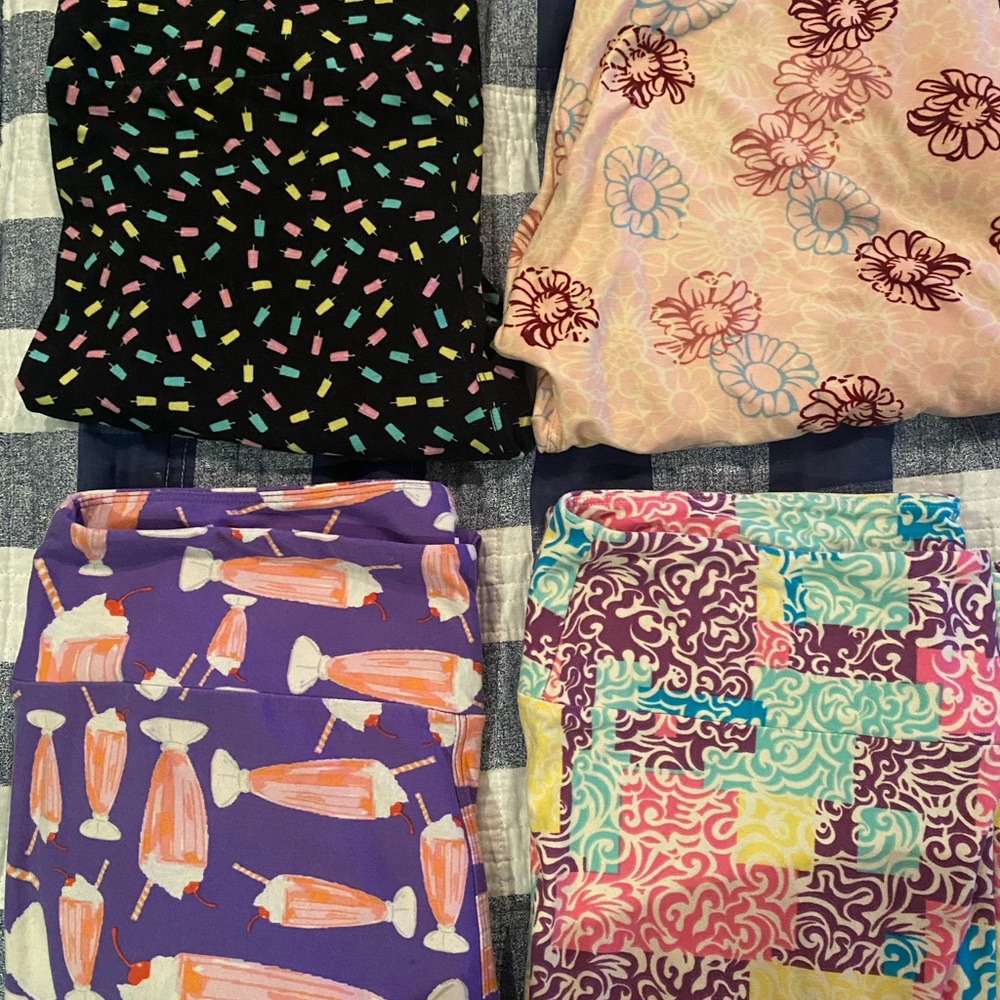 4 pair LuLaRoe TC leggings